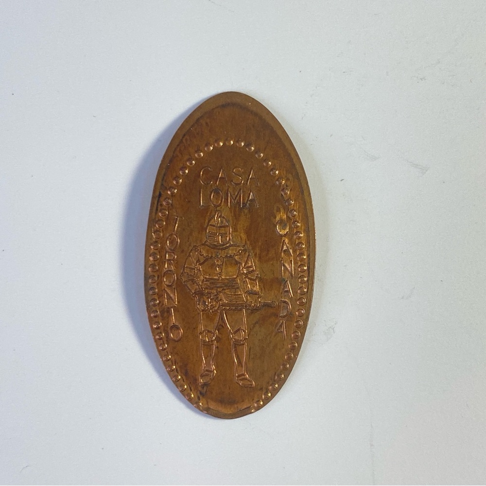 Casa Loma Toronto Canada Pressed Souvenir Penny